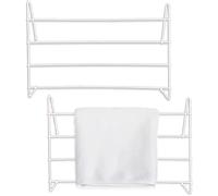 EZ Pack 2 x HEAVY DUTY 4 Bar 3m Radiator Airer Clothes Dryer Drying Rail Radiator Indoor Laundry Dryer Rack Towel Holder, Holds 3kg of Laundry