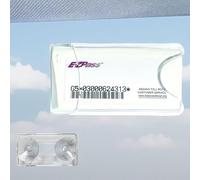 EZ Pass Holder for Mini & iPass (3.7x1.9) - 2 Pack Suction Cup Mount for Windshield | Fits E-ZPass/in Toll Road | Not for Flex or Large Models