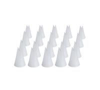 EZ Piping Reusable Leaf Tip #67 - 20 pieces - V-Cut Icing Nozzle for Leaves & Petals - Standard Size - Fits Wilton & Ateco Couplers - FDA HDPE - Made in USA - Cake Decorating Tool
