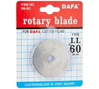 EZ Quilting 60 mm Dafa Rotary Cutter Replacement Blades, Silver