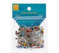 EZ Quilting 881426A 150-Piece Glass Head Pins - Multicolor