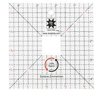 EZ Quilting Dimensions Square Up Left-and Right-Hand-4.5 inches Clear, One Size
