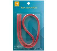 EZ Quilting Flex Design Ruler, Red, 50cm