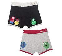 EZ SOX Ez Undeez Boys Boxers Toddler Training Underwear, Monsters, 4-5 Years