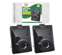 EZ SPARES 2 Packs Rainbow E2 HEPA Style Filters Fits E2-Series, Compatible with Part # R12179 & R12647B Attachment Washable & Reusable