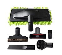 EZ SPARES 6PCS 1 1/4" 32-35mm Universal Hard Floor Washable Sweeper Microfiber Chenille Dust Mop Brush Kit Head Fit All Vacuum Brands Cleaner Accessories Horsehair Brush Kit for Most Brands