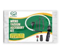 EZ SPARES 7PCS Micro Vacuum Attachment 7 Piece Kit Keyboard Crevice Cleaning Tool Brush Kit