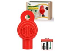 EZ SPARES Drill Dust Collector Attachment for 32mm 35mm 38mm Vacuums, Red