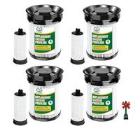 EZ SPARES HX-FSF Filter Kit Compatible with Miele TriFlex HX1, 4 Pieces