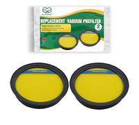 EZ SPARES Relacemen for Eureka DCF25 DCF-25 Filter,Eureka Part 67600.Fits SuctionSeal (AS1100 Series) Endeavor NLS (5400 Series), Nimble EL8600 Series(2PCS)