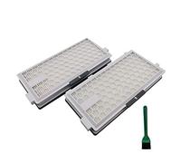 EZ SPARES Replacement for Miele SF-HA 50 Air Clean 50 HEPA Filter,S4000/S5000/S6000/S8000/C2/C3 Canisters S4 S5 S6 S8 Upright Vac Vacuum Cleaner Attachment(2pcs)