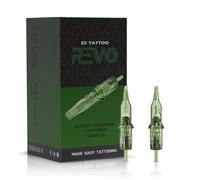 EZ Tattoo Cartridge Needles Assorted - 50Pcs Mixed (0601RL 0603RL 0801RL 1001RL 1201RL) Permanent Makeup SMP Round Liner Tattoo Needles Cartridges - REVO