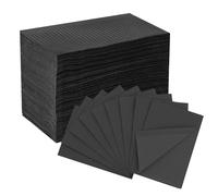 EZ TATTOO Dental Bibs Disposable 13"x18" - 125pcs 3 Ply Waterproof Tattoo Bibs Sheet for Nail Salon, Nail Tech Supplies and Lash Tech Must Haves for Tattoo Supplies and Dental Clinic (Black)