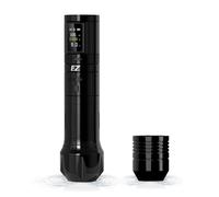 EZ Wireless Tattoo Machine - 10 Adjustable Speeds Bluetooth Tattoo Machine Pen with 2000mAh Battery Power Supply and 2 Ergonomic Grips Rotary Tattoo Gun (EvoTech Pro Black)