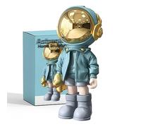 EZ4ENCE Astronaut Statues Spaceman Sculpture Resin Arts Gifts Blue Figurine Ornament Room Decor for Men,Home and Crafts Desktop Accessories Tabletop Decoration, Living Room, Office, Bookshelf