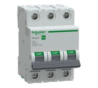 EZ9F Overcurrent Circuit Breaker C 63A 3P 3M 6kA EASY PRO