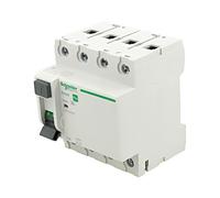 EZ9R49425 RCD Switch lRated: 25A IDiff: 30mA Pole: 4 400VAC IP20 1-35mm² CUT
