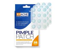 EZACNE™ Pimple Patches for Face - Thin Hydrocolloid Acne Patches for Zits and Blemishes, Spot Treatment Stickers for Face and Skin, Tapered Edges to Blend Into Skin (36 Count)