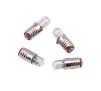 EZAGBPJK 10pcs E5 T5X16mm Microscope Lamp Bulb 0.1A Mini Endoscope Machine Tool Instrument Meter Indicator Light(2.5V)