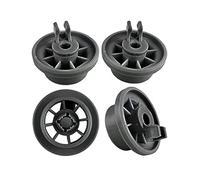EZAGBPJK 8pcs Dishwasher Lower Rack Basket Dishrack Wheel Set Lower Basket Dishwasher Spare Parts perfection