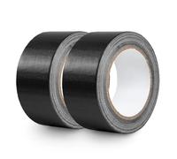 EZAGBPJK Black Adhesive Fabric Duct Tape Tarpaulin Repair Electric Bicycle Seat No Trace Tear By Hand Windproof(5cmX5M)