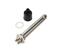 EZAGBPJK DN32 1 1/4" Stainless Steel Water Heating Element 220V Electric Heating Resistor 3kw/3.75kw/4.5kw/6kw/9kw Perfection(Heater Only,3.75KW)