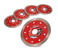 EZARC 115mm Diamond Cutting Discs, Super Thin,for Porcelain,2pcs | Smooth Cuts, Reduced Force, for Porcelain, Ceramic, Marble,Tiles and Ceramics Wet or Dry Cutting, for Angle Grinder