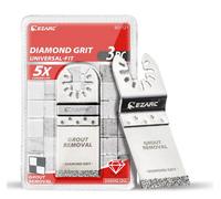 Ezarc 3Pcs Multitool Blades Set Diamond For Grout, Mortar Cutting, Tile Cut