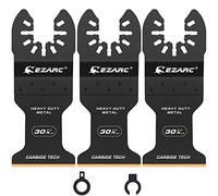EZARC Carbide Multi Tool Blades for Hardened Metal and Nails, 3-Pack