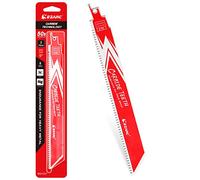 EZARC Carbide Reciprocating Saw Blade, 225mm 8TPI, Thick Metal, 1-Pack