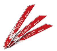 EZARC Carbide Reciprocating Saw Blades 10 TPI, R690HM Endurance for Medium Metal, 225 mm 3 Pack