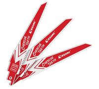 EZARC Carbide Reciprocating Saw Blades 6/9 TPI for Wood, Nail-Embedded Wood, Metal, Plastic, and Tubing, High-Performance Tungsten Carbide Blades, 150 mm 3 Pack