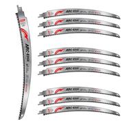 EZARC Reciprocating Saw Blades Wood, Arc Edge, 380mm 6TPI, 10pcs