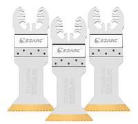 EZARC Titanium Oscillating Multitool Blades Power Cut Saw Blades for Wood, Metal and Hard Material, 3-Pack