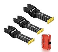 EZARC Titanium Oscillating Saw Blades, Extra-Long Oscillating Multitool Blades for Metal, Wood Nails, Screws Cutting, Plastic, 10 Pack