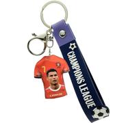 EZB Cristiano Ronaldo Football Keyring | Decorative Double Sided Keychain Gift Idea | Ronaldo Portugal Keyring