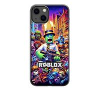 EZB Fun Gaming Theme Ro-blox iPhone Compatible Phone Case | Flexible Shock Absorbent Edges Colourful unique Pop Art Phone Cover | Ro-blox Horror (iPhone XR) Multicolor