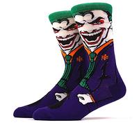 EZB Superhero Villain Character Film Crew Socks | Gift Idea for Men & Women | Size 5-10 | The Joker