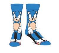 EZB Video Game Sonic the Hedgehog Character Crew Socks | Quirky Gift Idea for Men, Women & Teenagers | Film Movie Design | Size 6-11 | Sonic