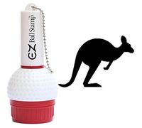EZBallStamp Golf Ball Stamp Marker (Black Kangaroo)