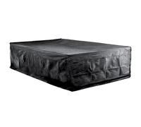 EZBreathe Large All-in-One Patio Set Cover in Black Cozy Bay Furniture Black One Size