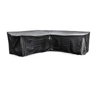 EZBreathe Medium L Shape Sofa Cover in Black Cozy Bay Furniture Black One Size