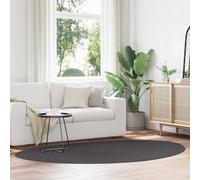 Ezbryzmatic Huarte Area Rug, Anthracite, 160 x 230 cm, Polyester, Non-Slip Flooring Runner for Living Room, Bedroom, Hallway, Washable, Easy Care for Indoor Use