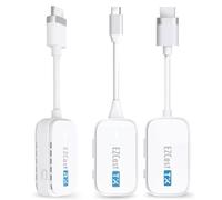 EZCast Wireless HDMI Transmitter & Receiver Kit - Two Transmitters (Type-C & HDMI) and Receiver - Ultra-Low Latency, Plug & Play for Laptop/PC to TV/Projector