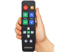 EZclicker LG TV Remote | Big Button TV Remote Control for All LG TV ONLY (Black) Simplified and Easy to Use (2xAAA Batteries not Included)