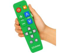 EZclicker LG TV Remote | Big Button TV Remote Control for All LG TV ONLY (Green) Simplified and Easy to Use (2xAAA Batteries not Included)