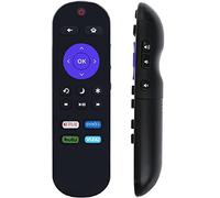 ezControl Replaced ONN RC-AFIR Roku TV Remote Control with Netflix Disney Hulu Vudu App Keys Compatible with ONN Roku TVs