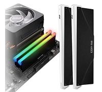 EZDIY-FAB 5V ARGB Memory RAM Cooler DDR Heatsink for DIY PC Game MOD DDR3 DDR4 (Compatible with Aura Sync,RGB Fusion and Mystic Light Sync)-2 Pack-PI061