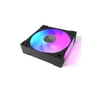 EZDIY-FAB BF12 120mm All-in-One ARGB PWM Case Fan,28mm Thick High Static Pressure Design, High Airflow,1800RPM Max,One-Cable Integrated Design for PC Case, 5V 3-Pin RGB Sync,Black