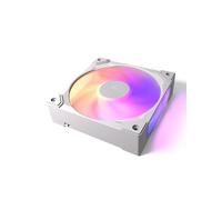 EZDIY-FAB BF12 120mm All-in-One ARGB PWM Case Fan,28mm Thick High Static Pressure Design, High Airflow,1800RPM Max,One-Cable Integrated Design for PC Case, 5V 3-Pin RGB Sync,White